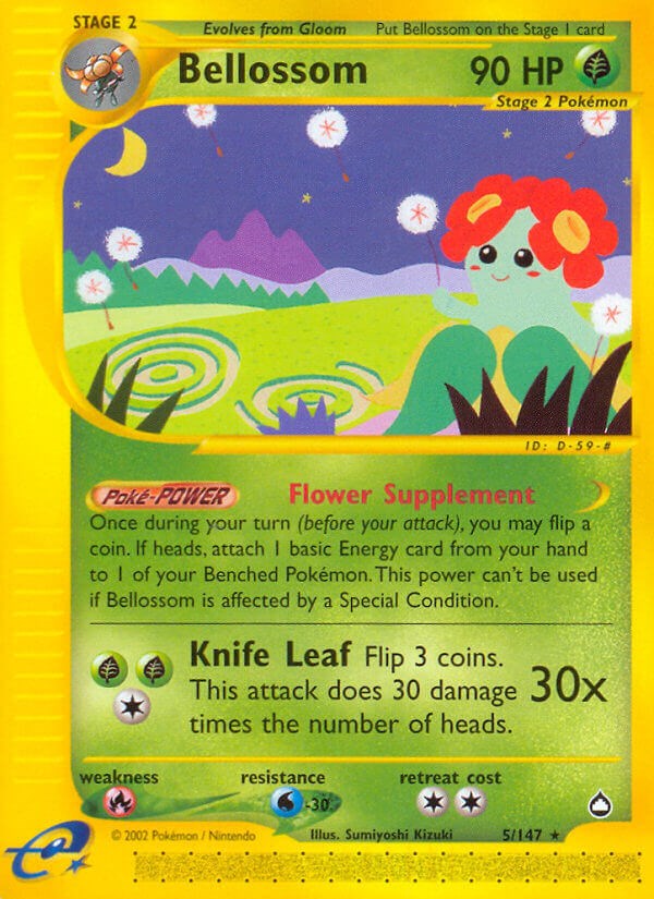 Bellossom card artwork