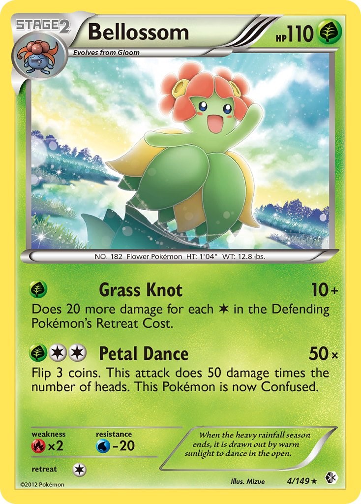 Bellossom card artwork