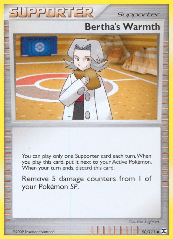Bertha's Warmth card artwork