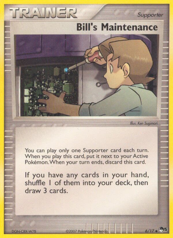 Bill's Maintenance card artwork