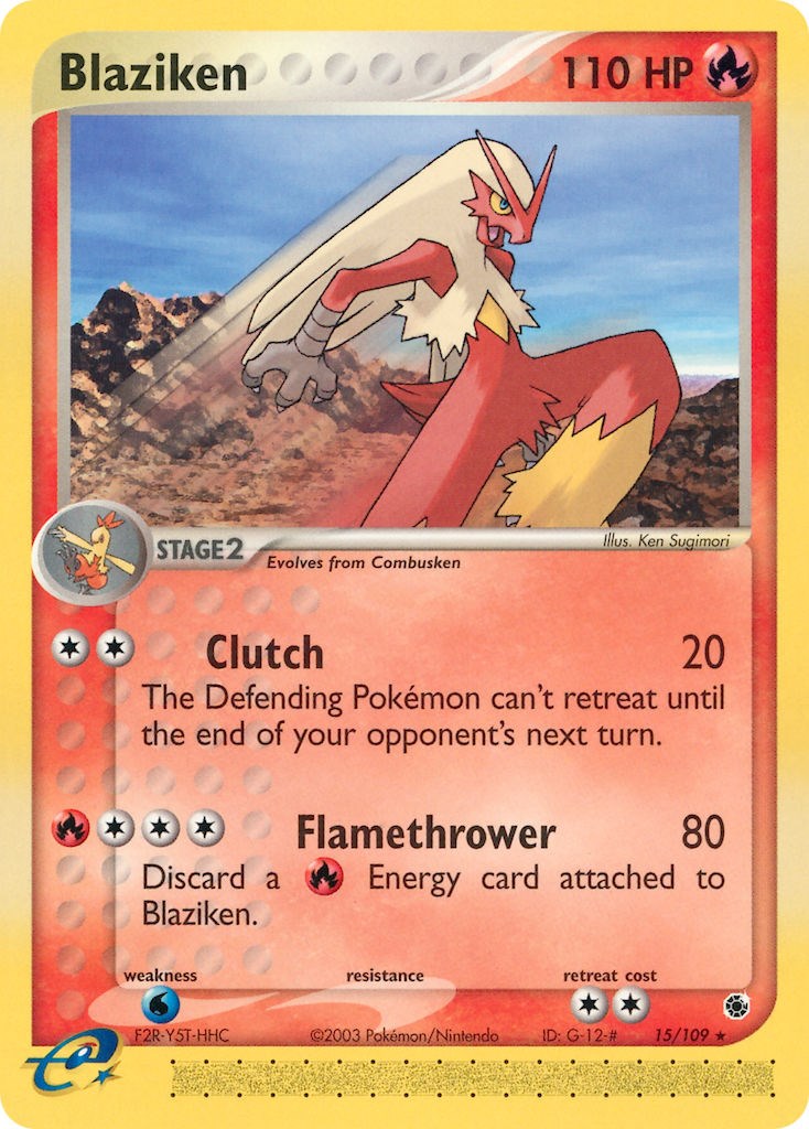 Blaziken card artwork