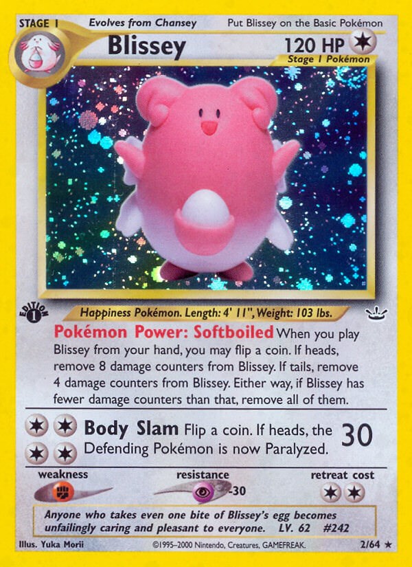 Blissey 106/123 World Championship 2011 Pokemon Card