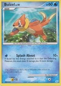 Buizel card artwork