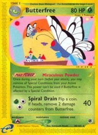 Butterfree card artwork