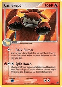 Camerupt - 4/107 (EX Deoxys) card artwork