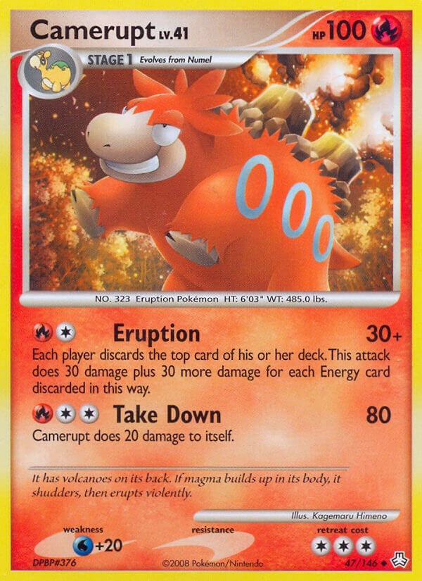 Camerupt card artwork