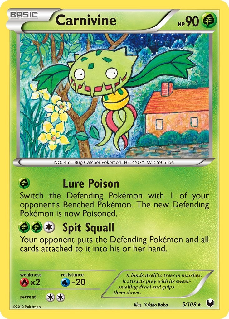 Carnivine card artwork