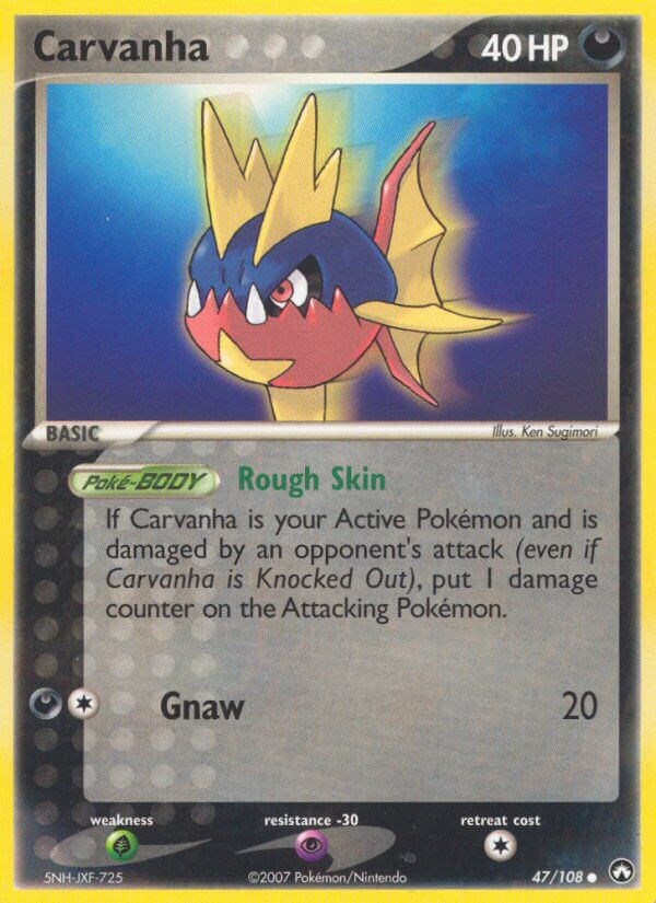 Carvanha card artwork