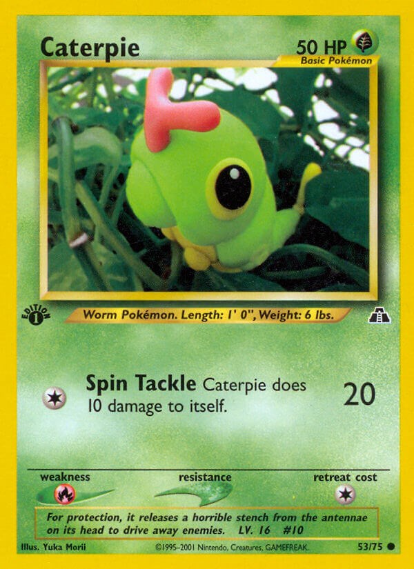 Caterpie card artwork