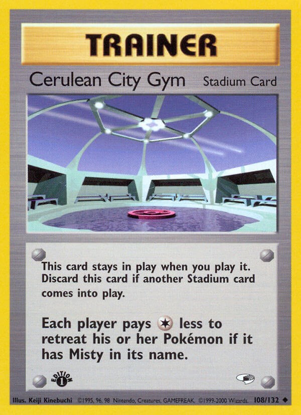 Cerulean City Gym card artwork