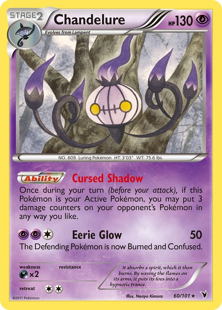 Chandelure card artwork