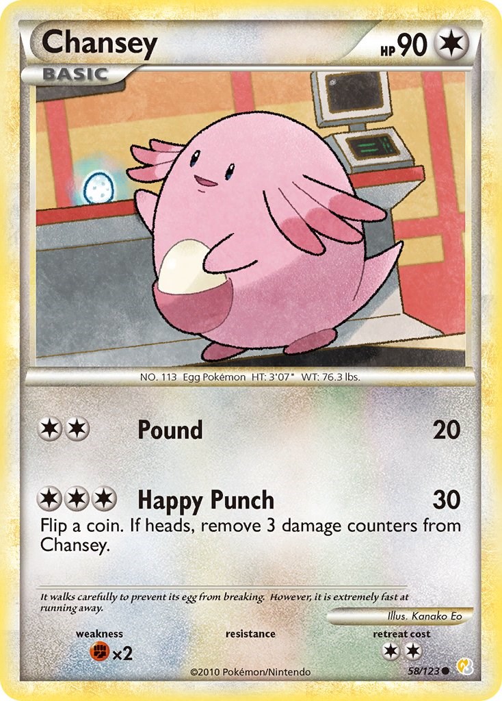 Chansey card artwork