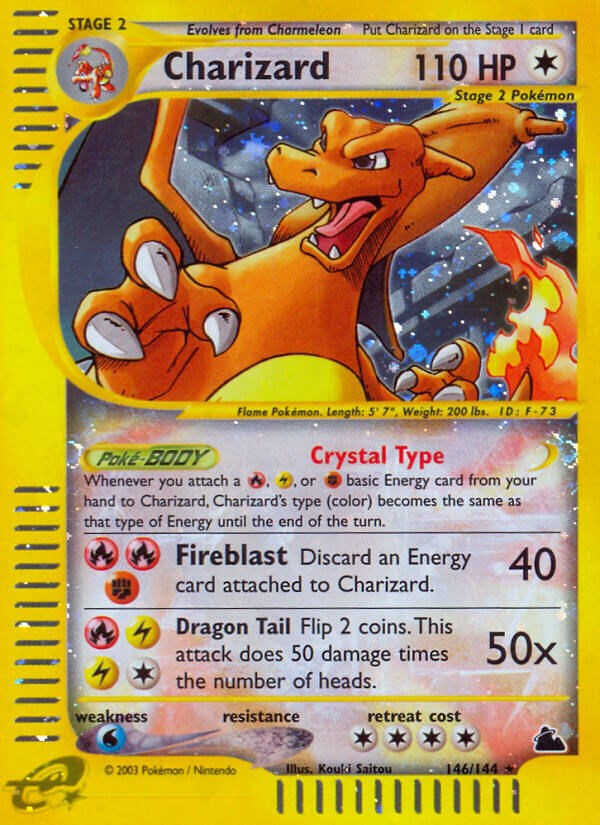 Most popular Charizard Pokemon cards of all time: Base Set, Gold Star,  Skyridge - Dexerto