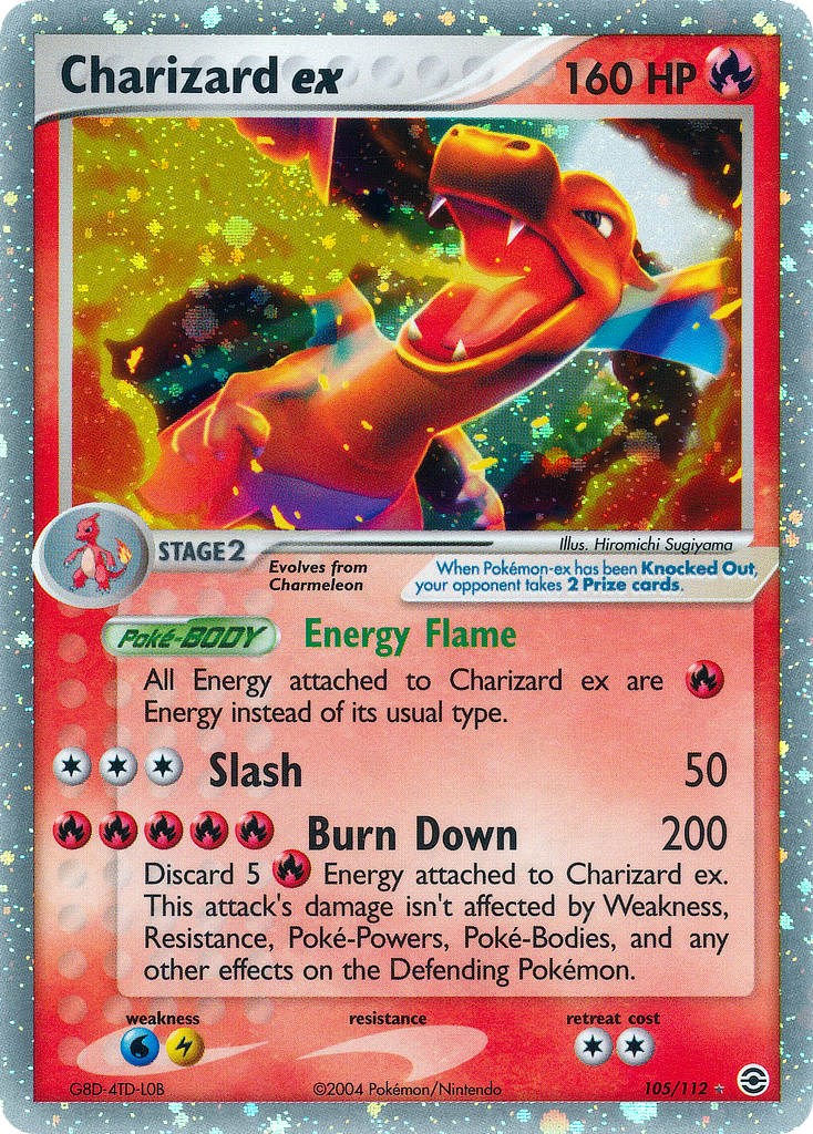 pokemon charizard x card