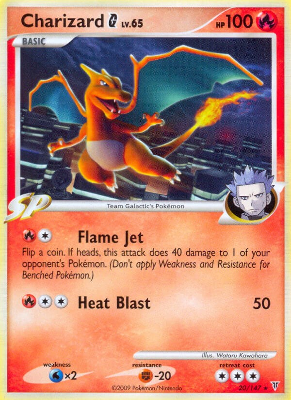 Pokemon Card Charizard G Lv. X 002/016