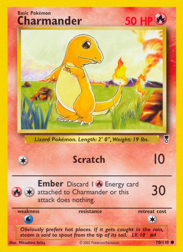 Charmander card artwork