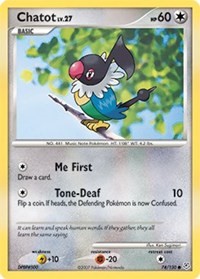 Chatot card artwork