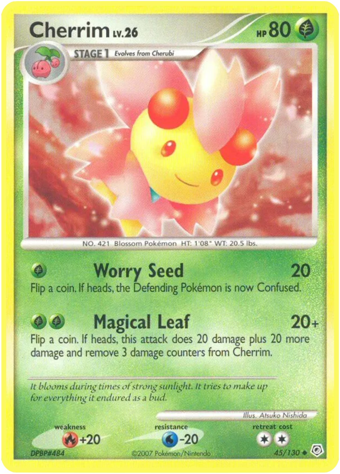 Cherrim card artwork