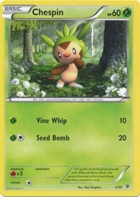 Chespin card artwork