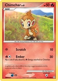 Chimchar card artwork