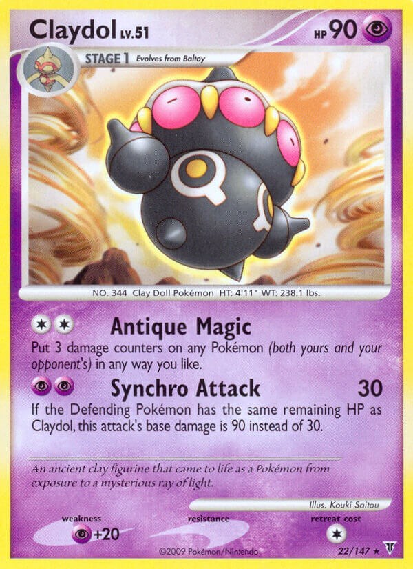 Claydol card artwork