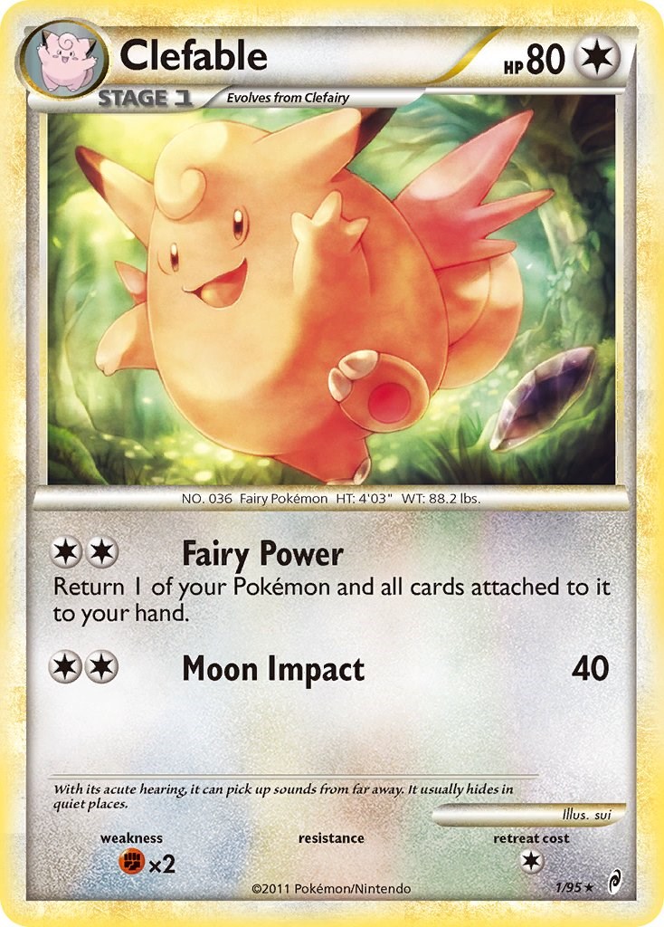 Clefable card artwork