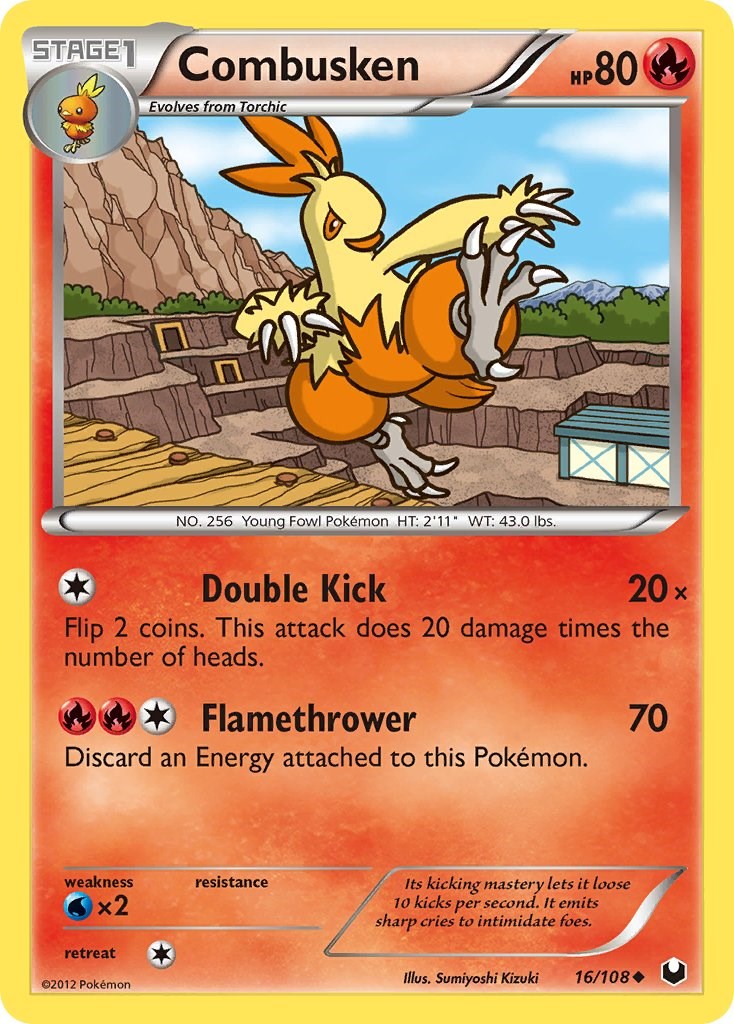 Combusken card artwork