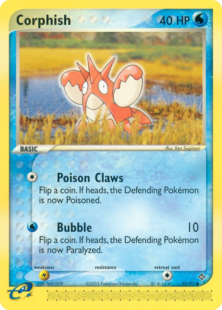 Corphish card artwork