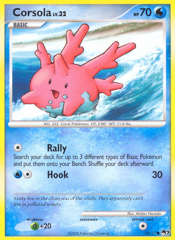 Corsola card artwork