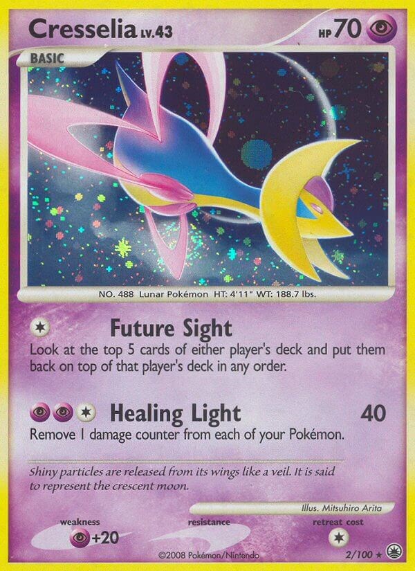 Cresselia card artwork