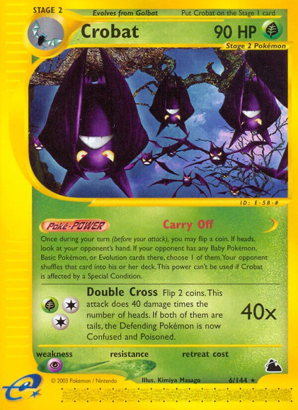 Crobat card artwork