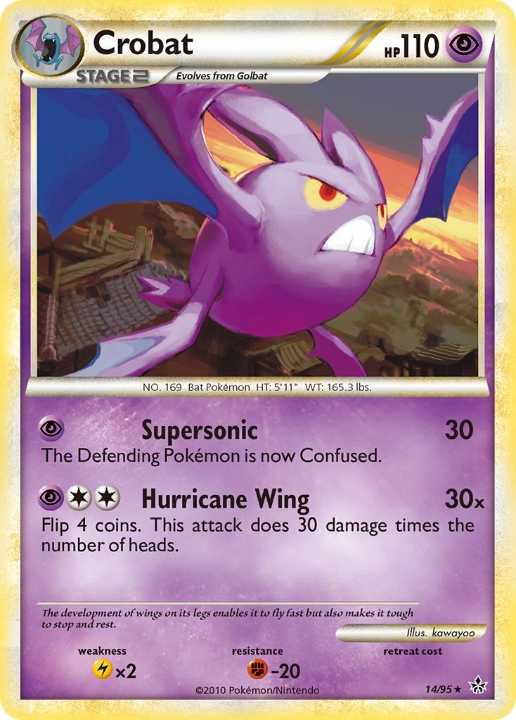 Crobat card artwork