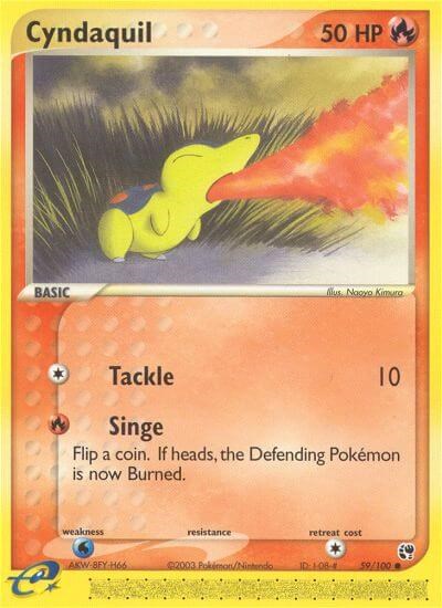 Cyndaquil card artwork