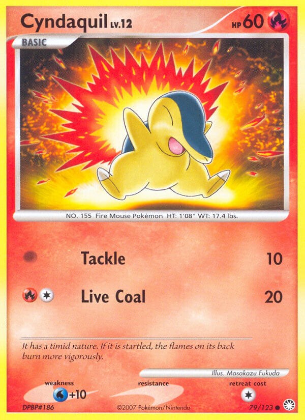Cyndaquil card artwork