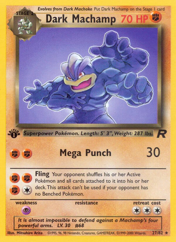 Dark Machamp card artwork