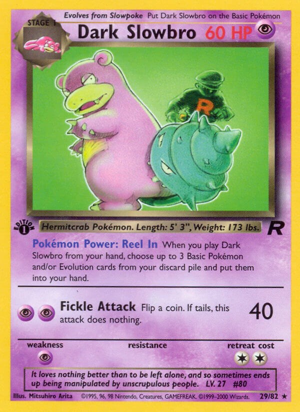 Dark Slowbro card artwork