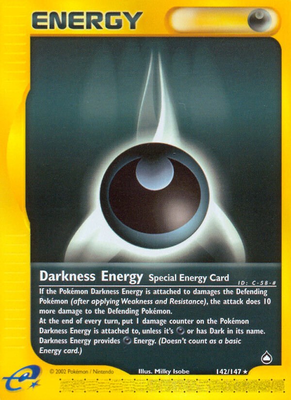 Pokemon TCG Darkness Energy Symbol Mousepad MP008