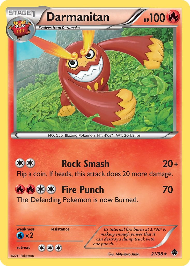 Darmanitan card artwork