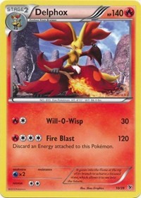Delphox card artwork