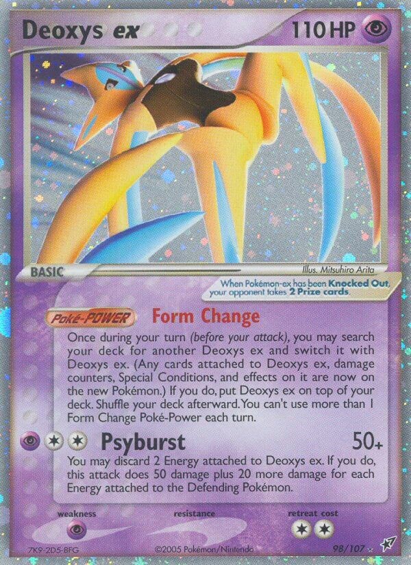 Pokemon Trading Card Game Deck Shield Deoxys