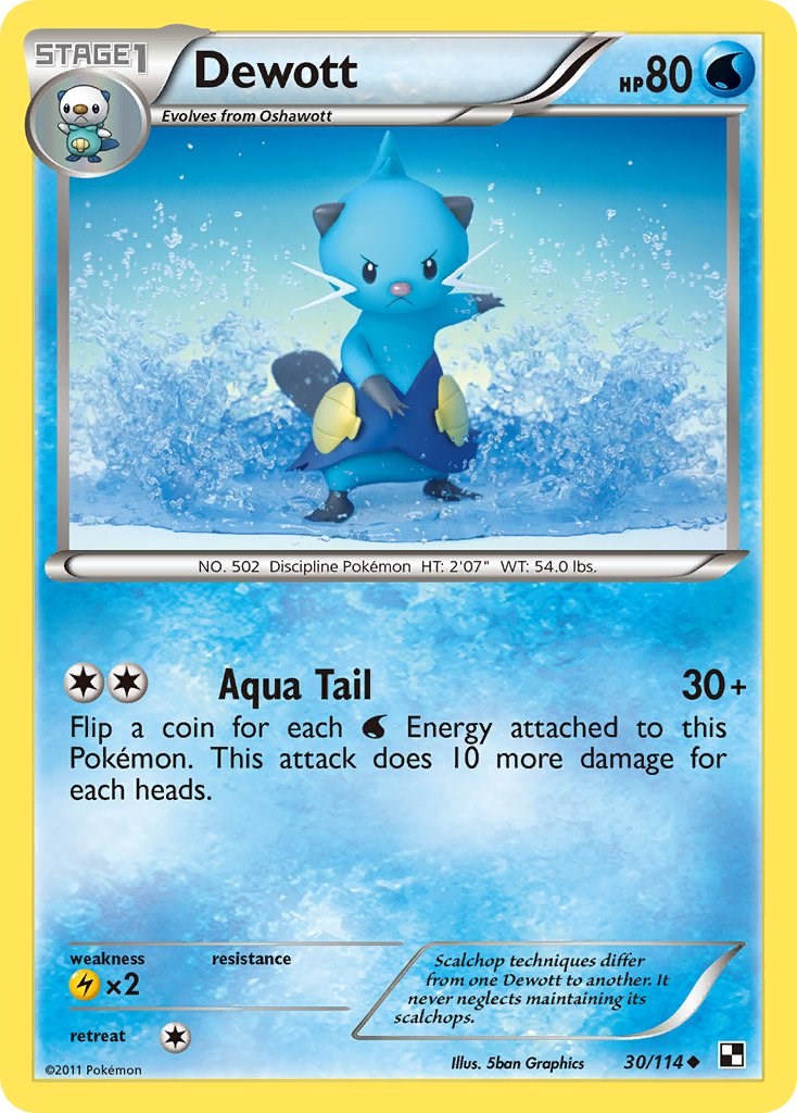 Dewott card artwork