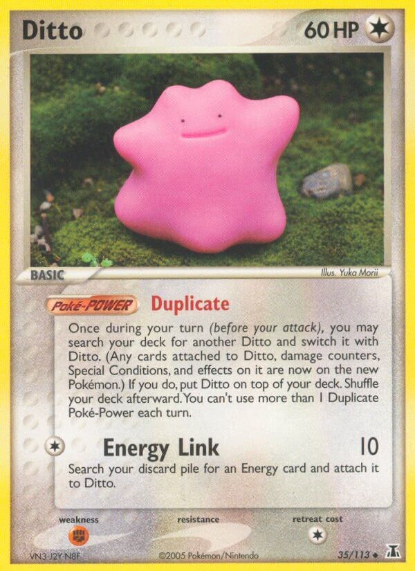 Carta de Jogo: Ditto (Pokémon TCG(Delta Species Set) Col:PKM-DSS-EN063