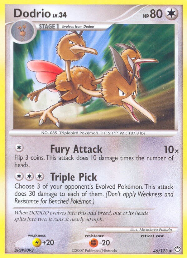 Dodrio card artwork