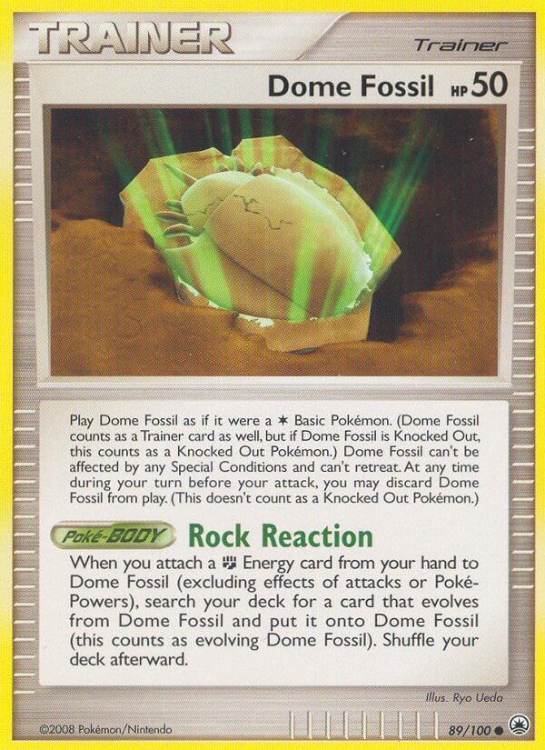 Dome Fossil card artwork