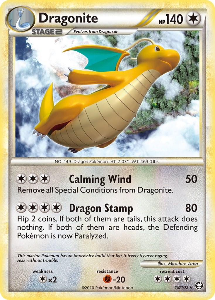 Dragonite card artwork