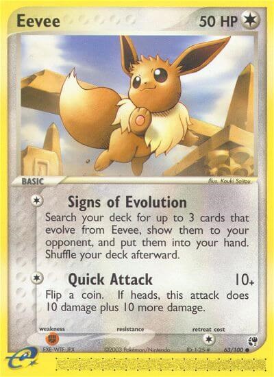Eevee card artwork