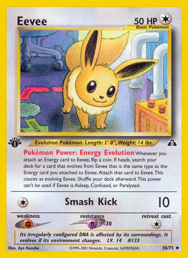 Eevee card artwork