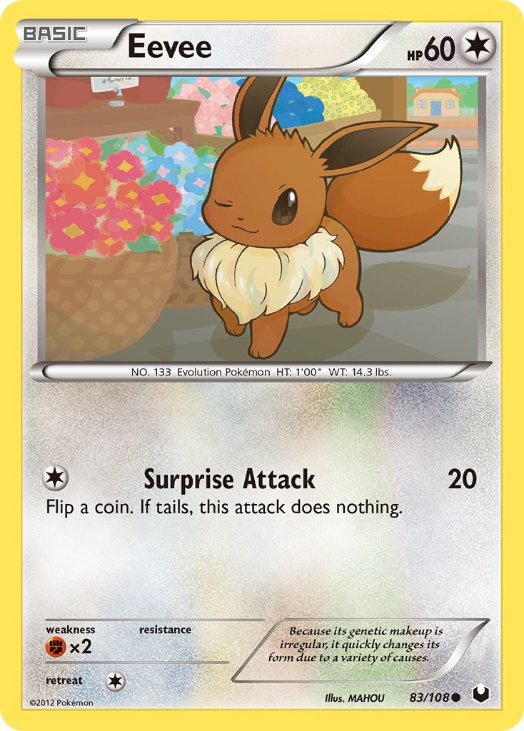 Eevee card artwork