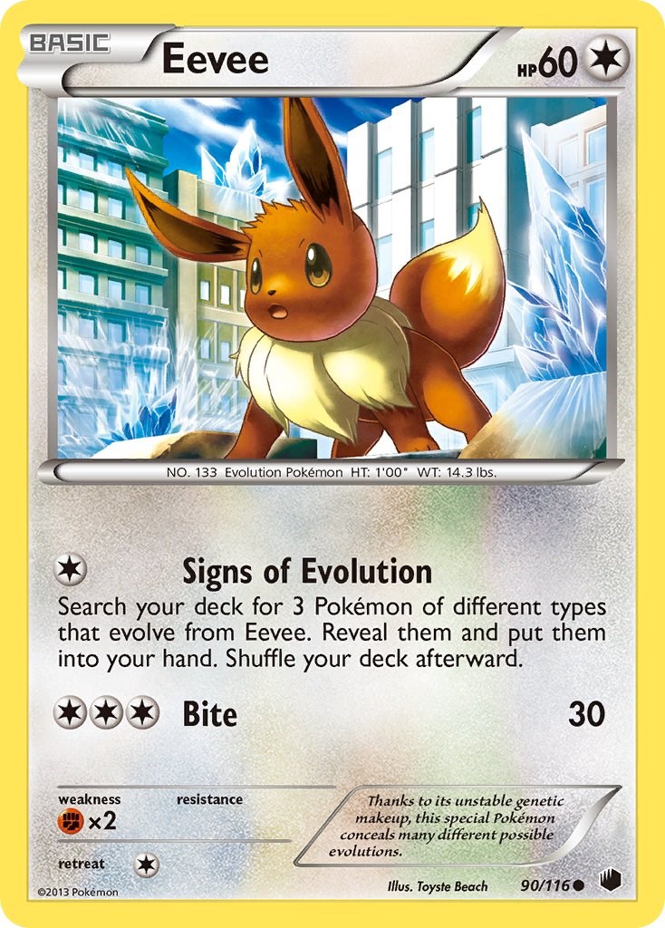 Eevee PLF 89  Pokemon TCG POK Cards