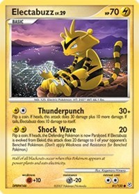 Electabuzz card artwork